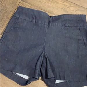 Stretch navy/jean shorts